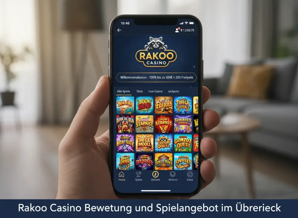 Rakoo Casino Bewertung und Spielangebot im Überblick